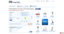 Desktop Screenshot of lingotip.com